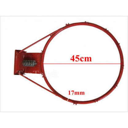 Aro doble con resorte Basquebol Basket - Diametro oficial 45 cm