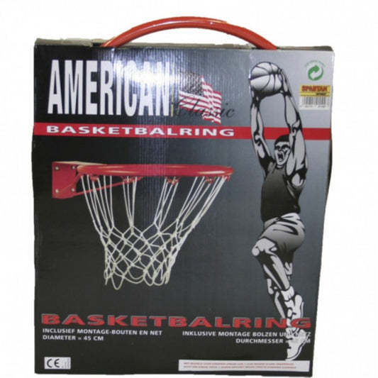 Aro doble con resorte Basquebol Basket - Diametro oficial 45 cm