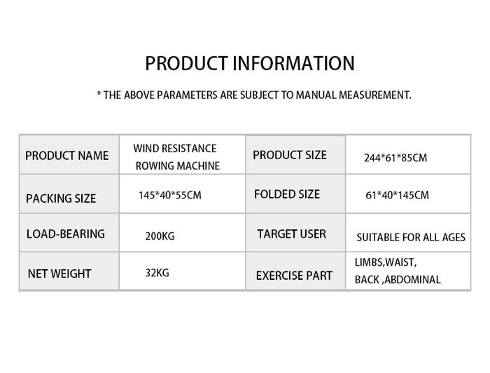 Remadora acero Air Rower - Cadena Aire| Inaltum Fitness