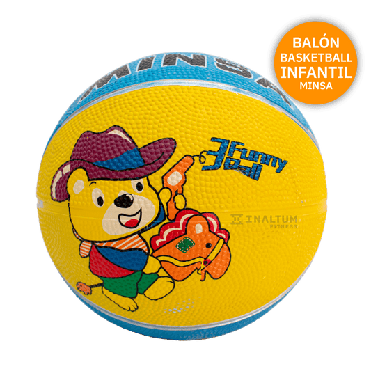 Balón basketball Minsa infantil niño - Diseños colores