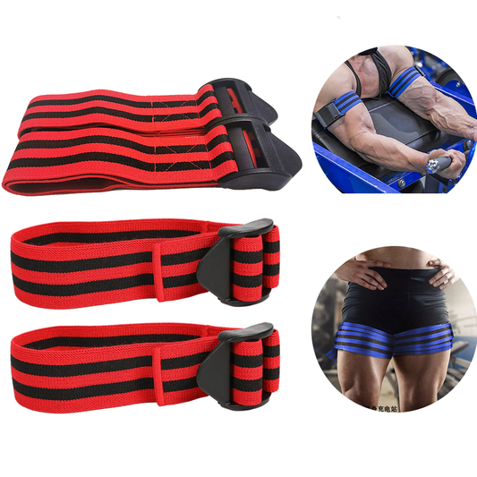 BAnda entrenamiento ejercicio restriccion flujo sanguineo para hipertrofia - Brazos + Piernas