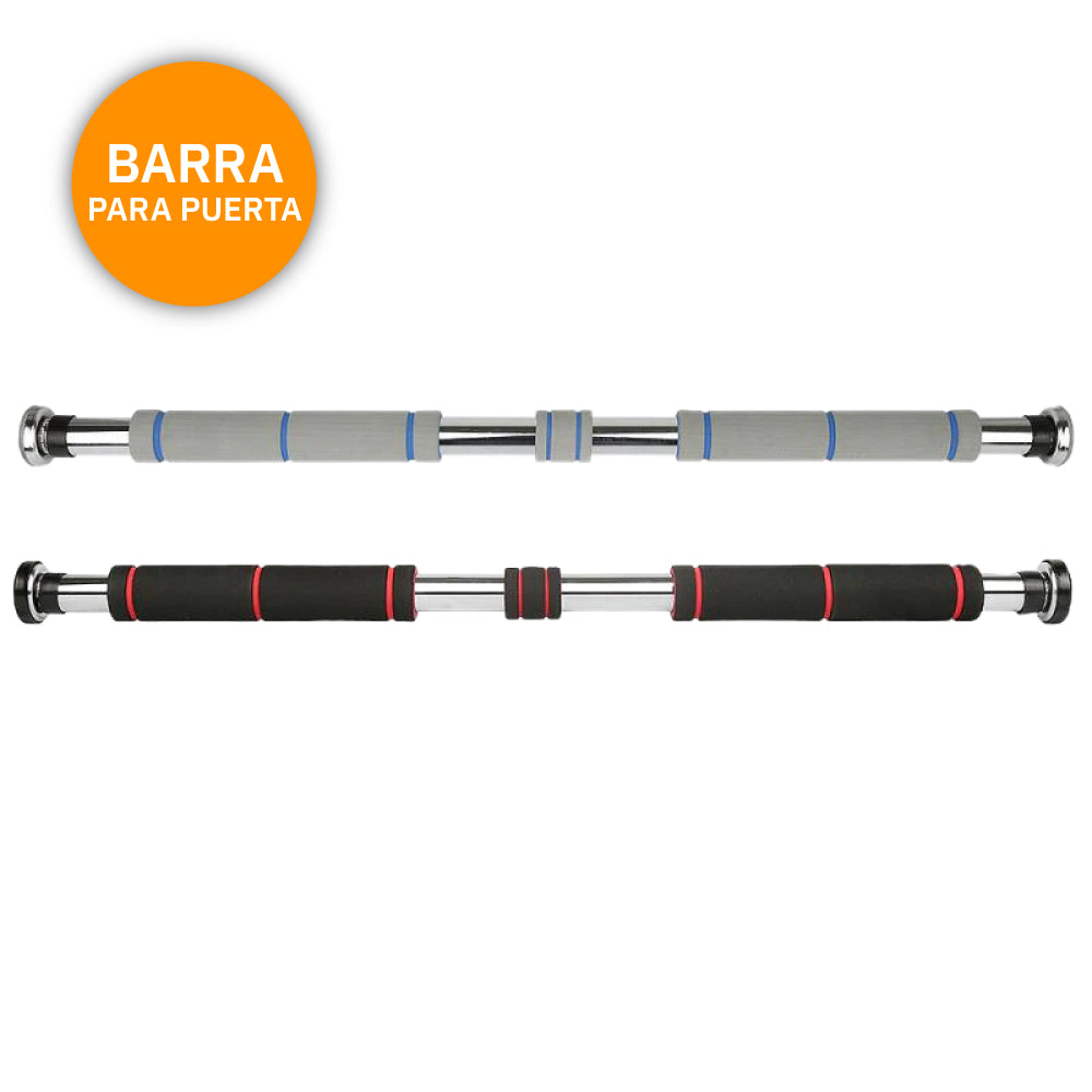 Barra ajustable puerta para dominadas y remos