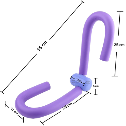 Ejercitador Piernas Multifuncional Gluteos Fitness - X11-02 - Morado