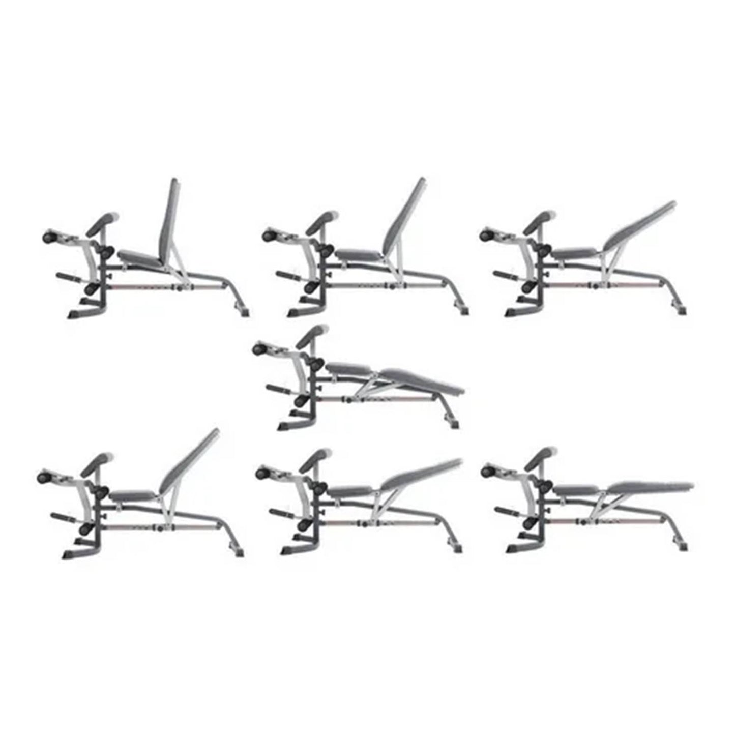 Banca multi + Pedricador Bicep + Cruadricep + Isquios - Impex 4050