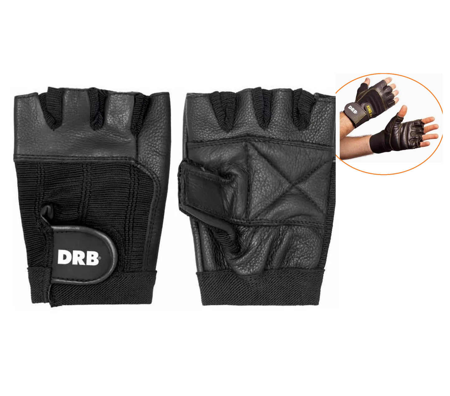 Guante gimnasio trekking ciclismo fitness acolchado - DRB