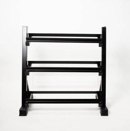 Pack Rack + Mancuernas Hexagonales Caucho 230 Kg