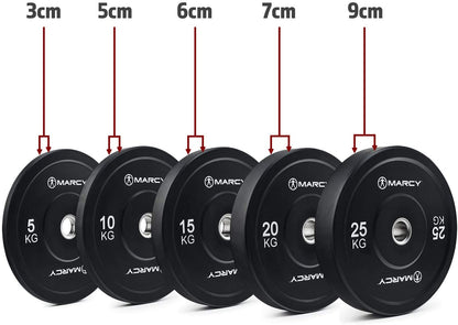 Disco Bumper olimpico UNIDAD 25 KG