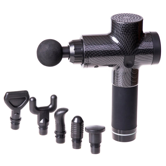 Pistola masajes muscular pantalla tactil + accesorios + bolso - PRO60w