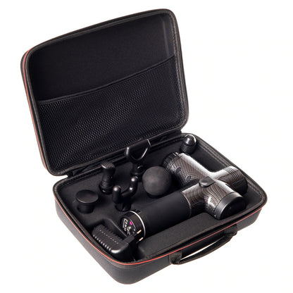Pistola masajes muscular pantalla tactil + accesorios + bolso - PRO60w