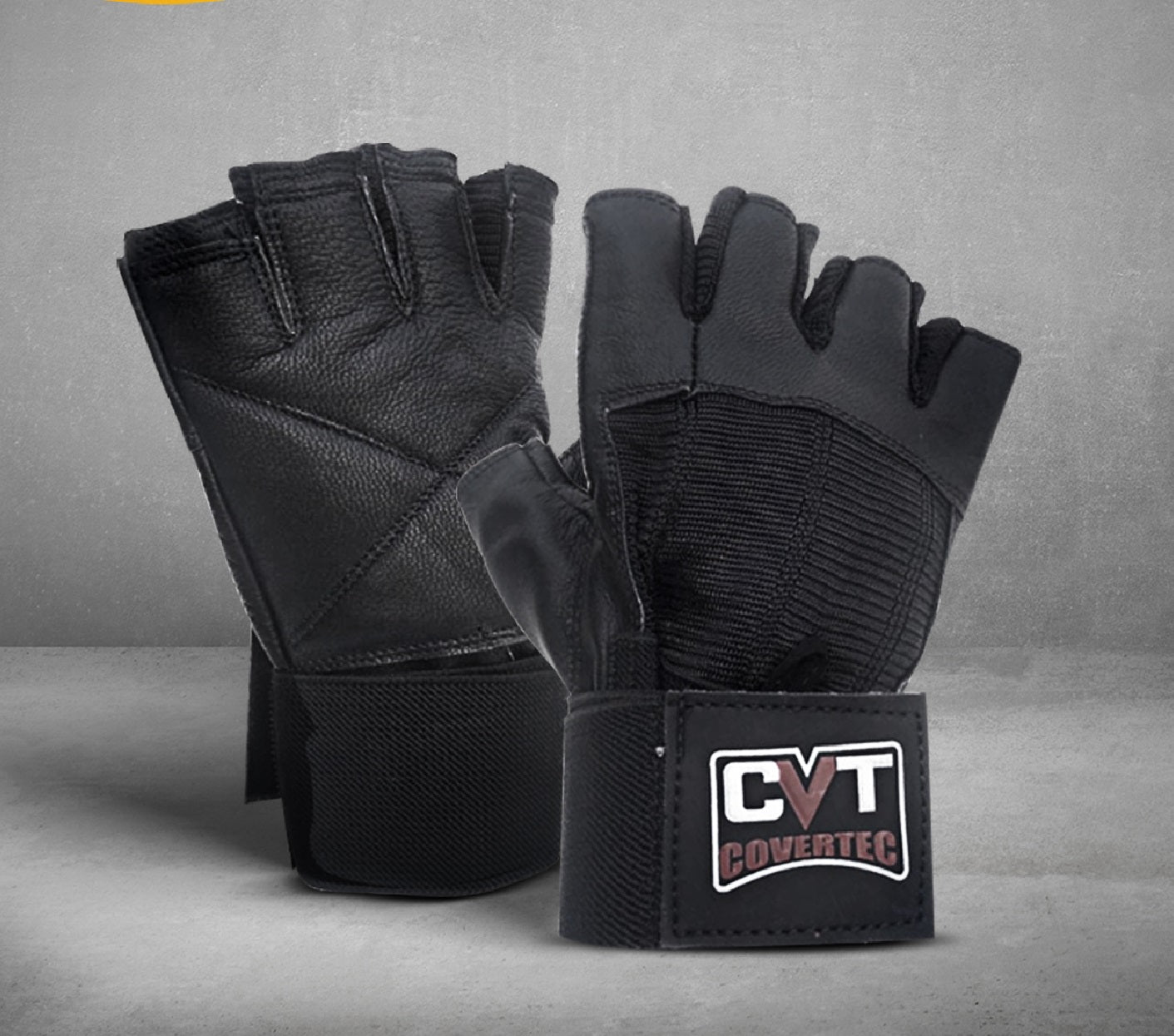 Guante gimnasio con muñequera - Covertec