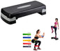 Pack Cajon + Set 5 Bandas Gluteo - Step Ajustable Aerobico