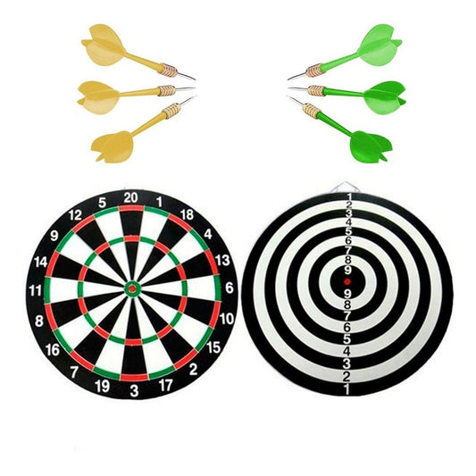 Set Tablero De Dardos Y Tiro Al Blanco 40cm + 6 Dardos