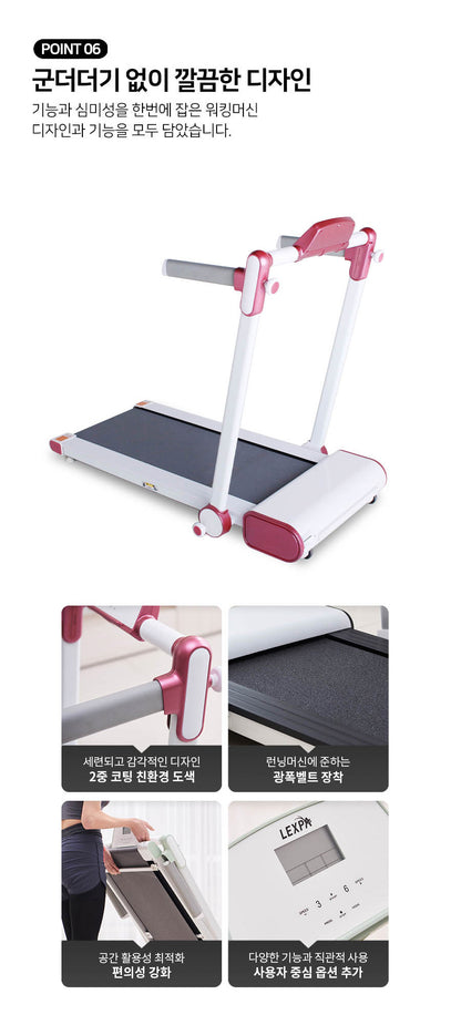 Trotadora Lexpa Fitness Korea Casa Plegable