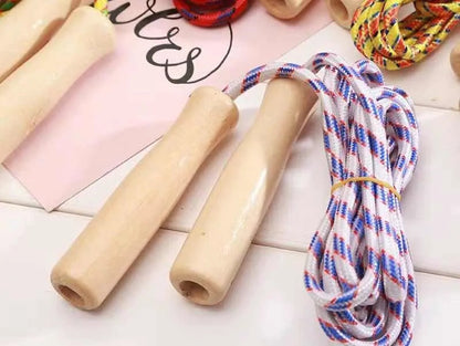 Cuerda Salto boxeo con mango madera